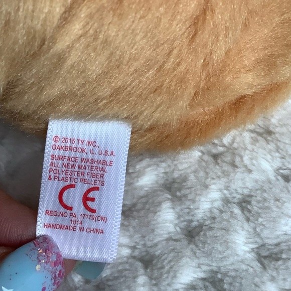 Ty Sweetie Pie Beanie Baby Plush Bunny Rabbit 2015 Stuffed Animal Retired Toy - Picture 9 of 9